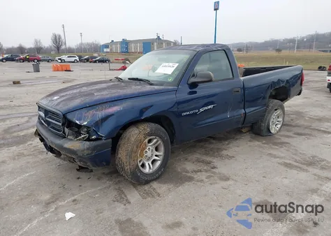 2001 Dodge Dakota Slt/Sport z USA, uszkodzony, nr VIN 1B7FL26N51S326821